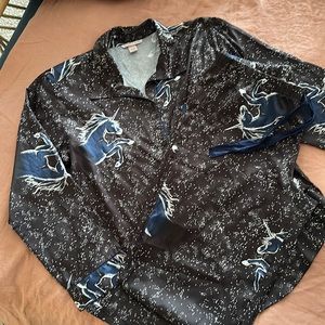 Victoria’s Secret Satin Easy Fit Long Pajama Set sz L